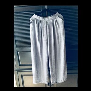 Silk grey pants